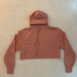 Allure oversized cropped hoodie